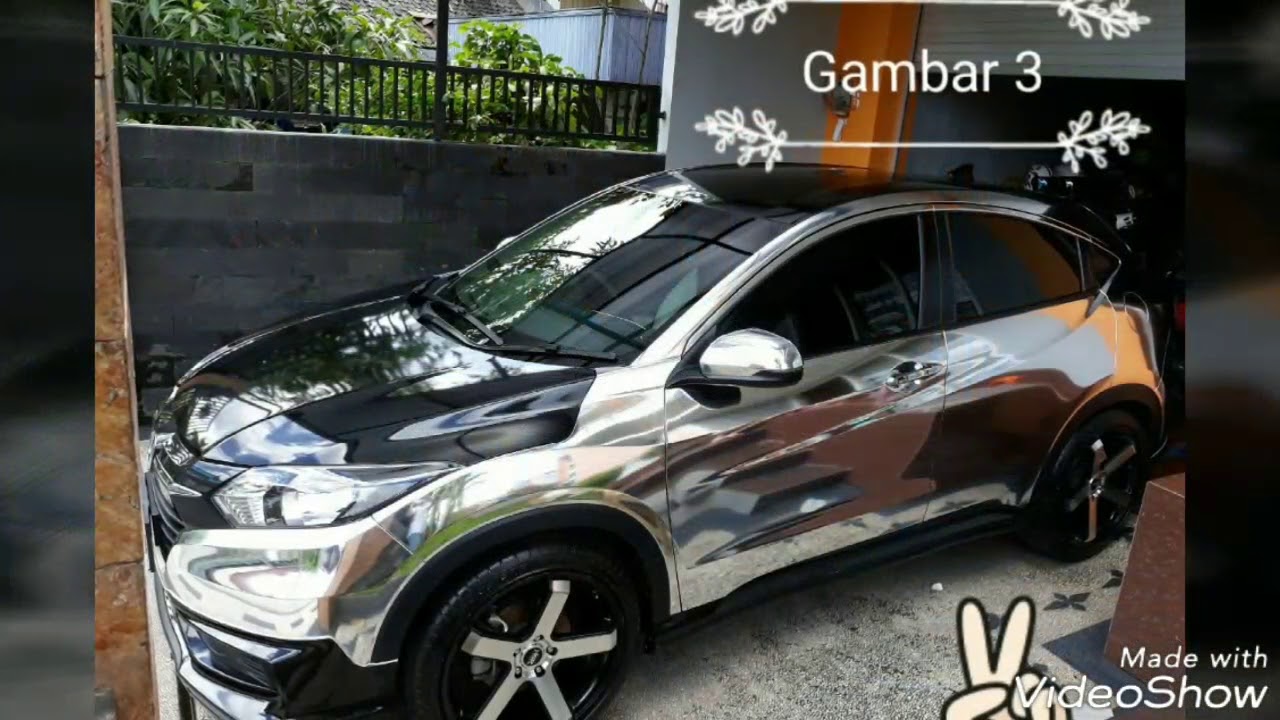 Sticker Silver Chrome Teckwrap Honda Hrv