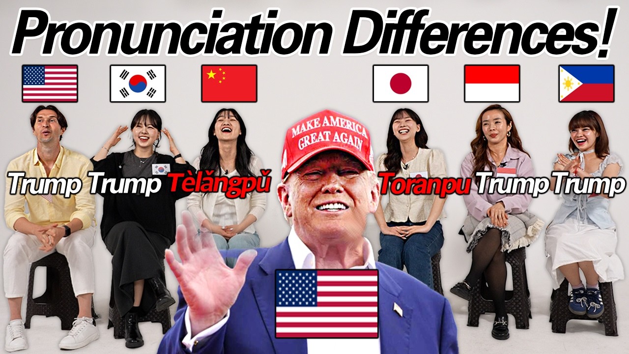 Celebrity Name Pronunciation Differences In 5 Asian Languages!