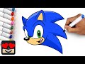 How to draw sonic the hedgehog for beginners