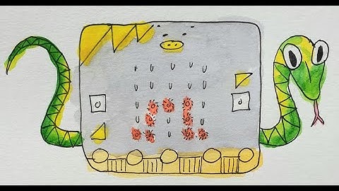 snake spelen op de microbit