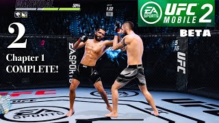 UFC MOBILE 2 | iOS | BETA | Chapter 1 Complete | Gameplay #2 screenshot 1