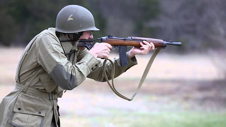 Short-barreled M2 carbine (Inland Mfg.) in action