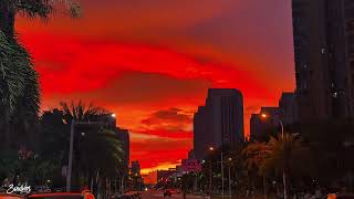 Today’s sunset 🌅 was just too beautiful…✨ breathtakingly beautiful 💖
