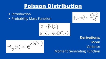 Poisson Distribution Introduction Mean and Variance