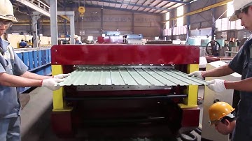 AMECO Double Layer Roofing Roll Forming Machine Máy Cán Tôn 2 Tầng