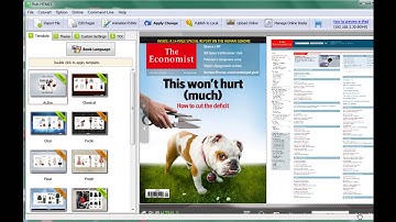convert our print magazine to a html5 e-publications for ipad