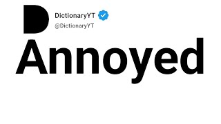 Annoyed Antonyms Opposite Words