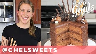 Chocolate overload cake tutorial | food network