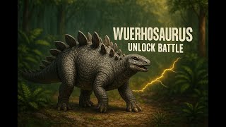 WUERHOSAURUS UNLOCK OPEN SOLID GOLD PACK II Jurassic World The Game II Dinosaurs Game