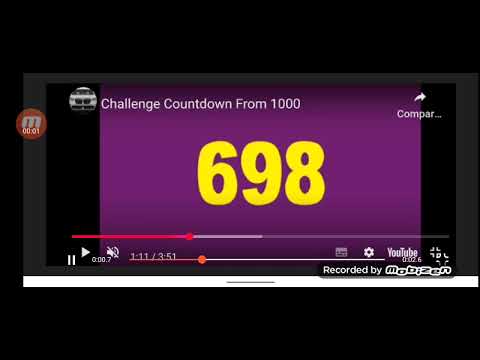 Challenge countdown from Challenge countdown from 1000 (Version 11) 1000
