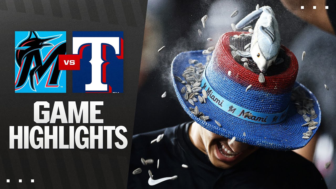 Marlins vs. Rangers Game Highlights (9/19/25) | MLB Highlights