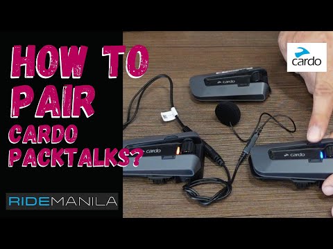 How to group pair your Cardo Packtalk?
