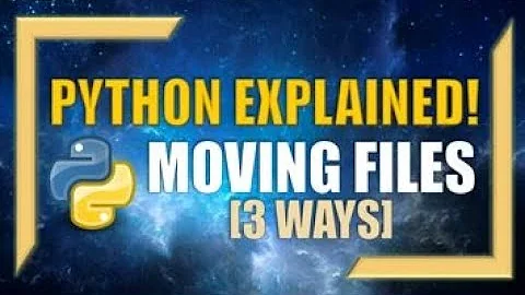 3 Ways to Move Files Only Using Python!