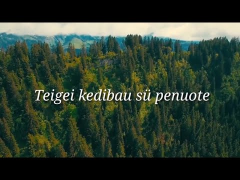 Teigei Kedibau s penuote  Angami Gospel Song Lyric video   nagaland  acoustic  worship