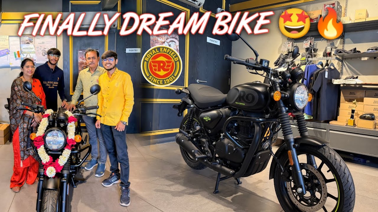 Hunter 350 Delivery Day 😍 Unboxing My Dream Machine