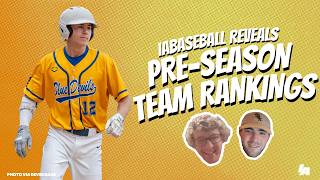 IAbaseball Pre-Season Team Rankings Revealed ⚾️
