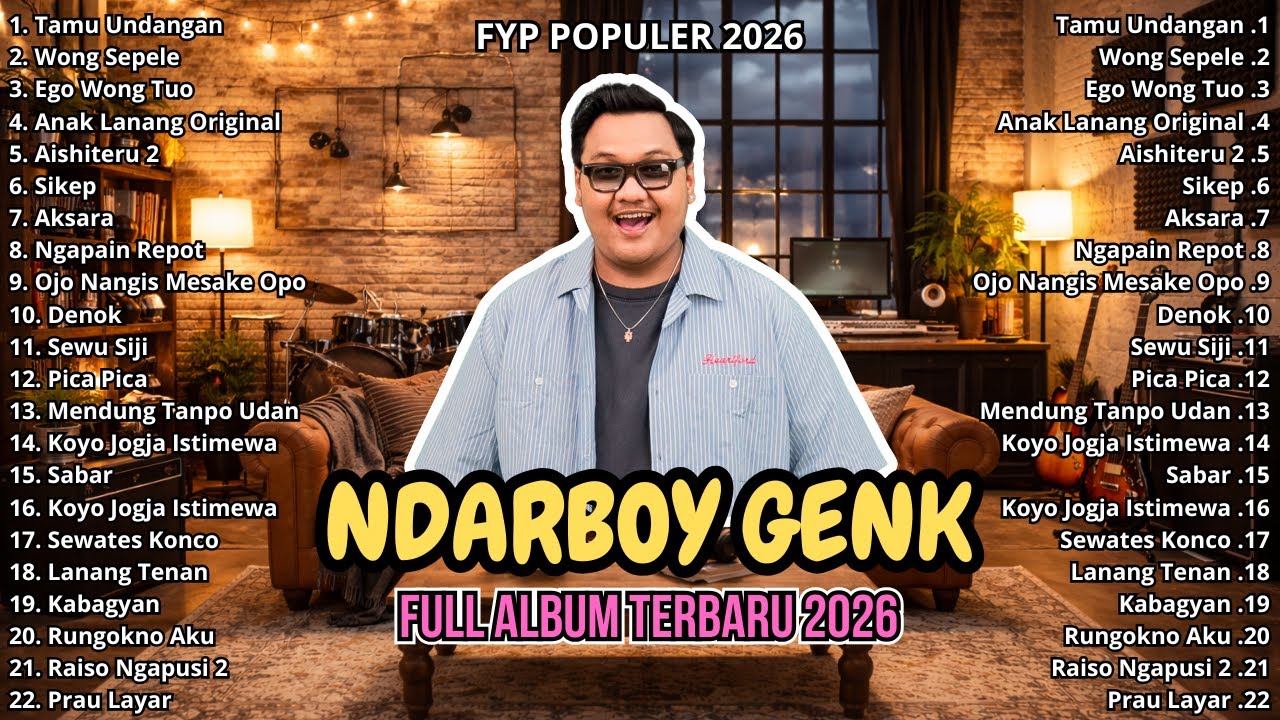 FULL ALBUM NDARBOY GENK 2026 | LAGU VIRAL PALING HIT DAN HITS TERBARU