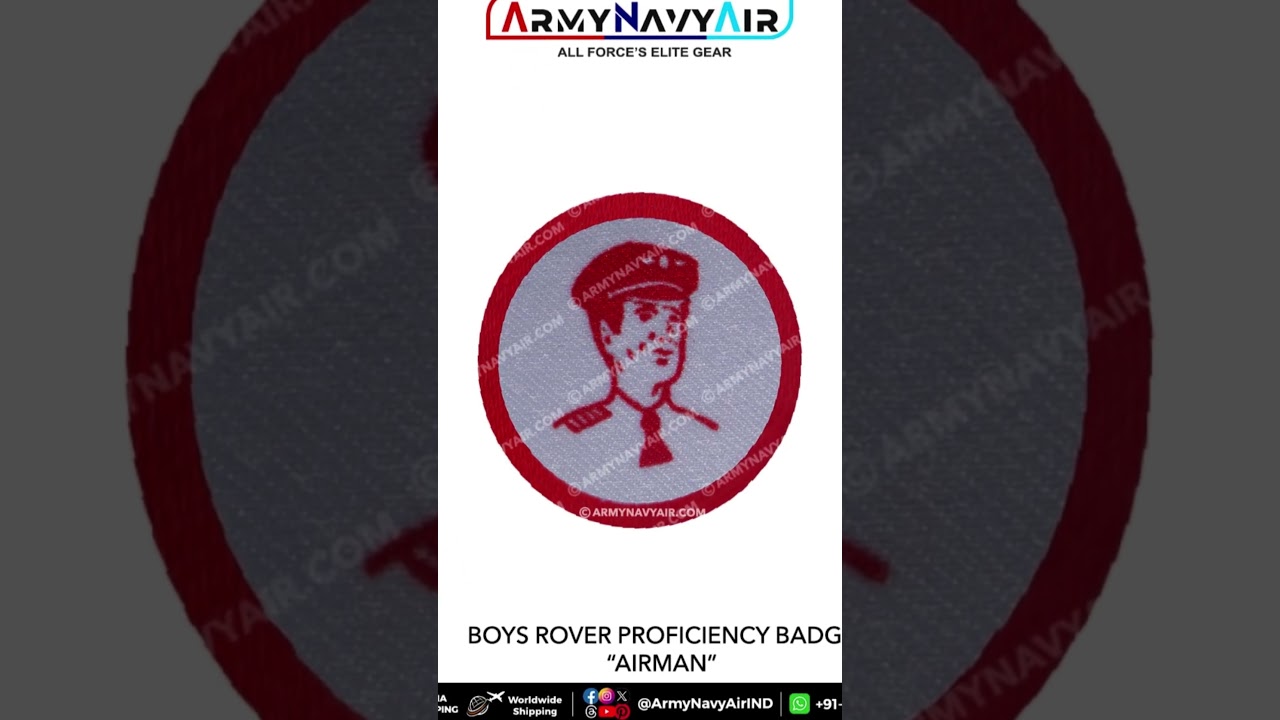 BSG Boy Rover Proficiency Badge: Airman ✈️ 