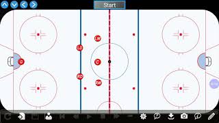 Quickly Designing a Play in Playdesigner Hockey screenshot 5