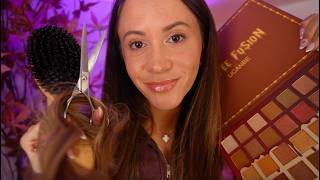 ASMR Realistic Haircut & Makeup 🍂 For Deep Sleep