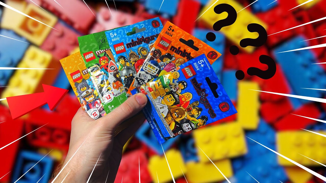 Opening LEGO Minifigure Packs Across 12 Years