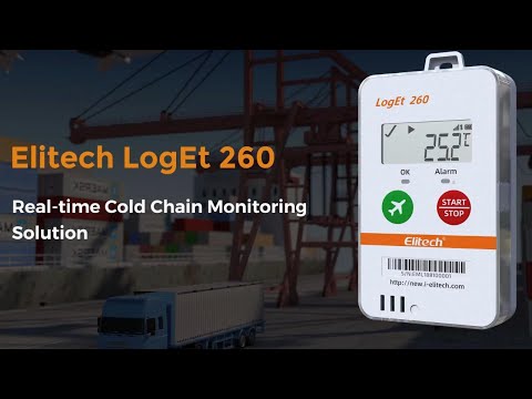 Elitech New Launched Reusable Real Time Temperature Humidity Data Logger LogEt 260 