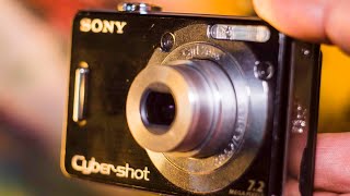 Using old digital cameras - Sony Cybershot DSC-W55