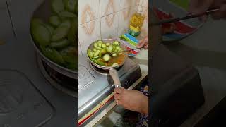 চিংড়ি দিয়ে মজাদার কাকরোল ভাজি #recipe #kitchen #Viral