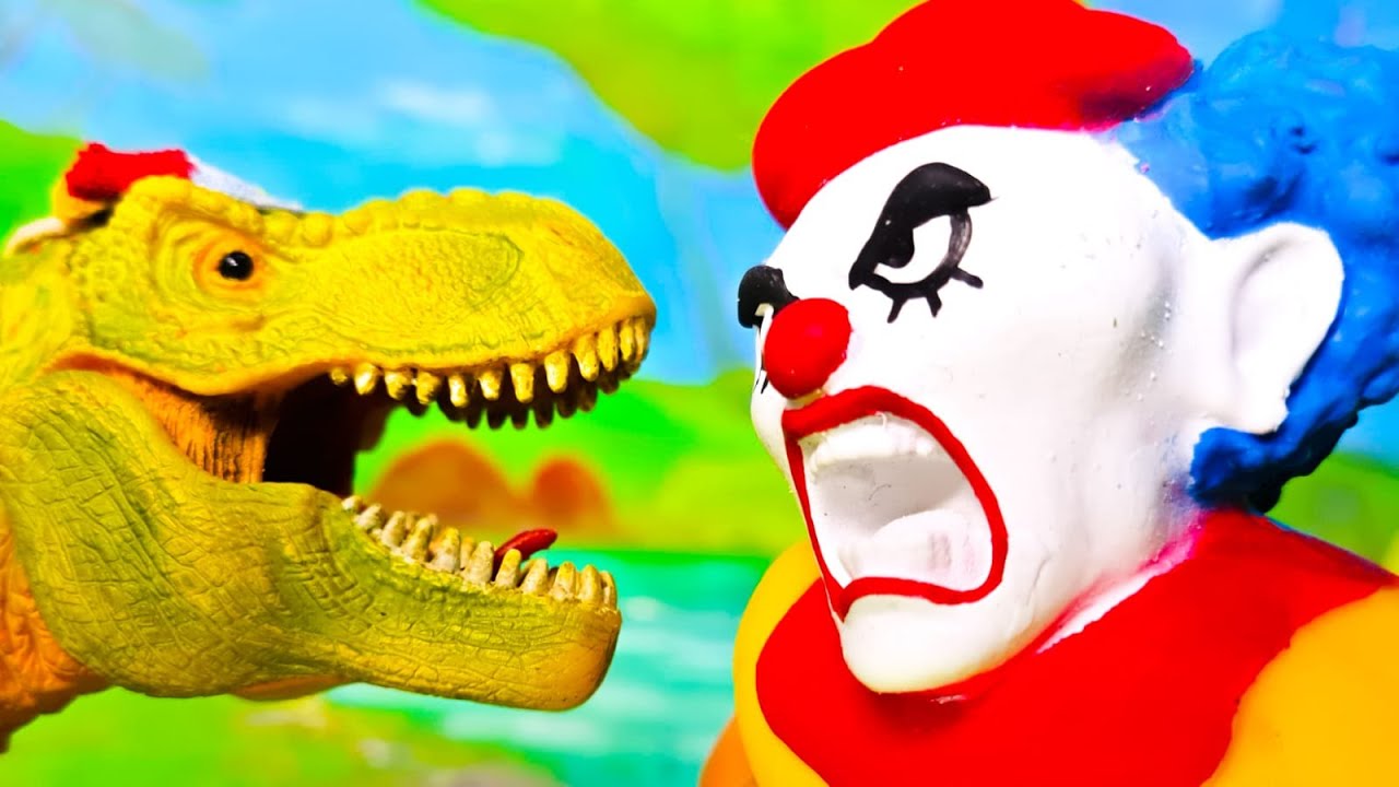 Una giornata paurosa con i MonsterFlex 🤡😱👻 [Storie di Dinosauri]