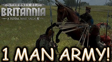 1 Man Army! BUG? - Total War Saga: Thrones of Britannia!