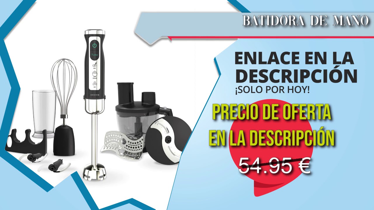 👉IKOHS FULLMIX Stylance - Batidora de Mano, 1500 w, Regulador (Oferta   Black Friday 2019) 