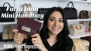 Hulpeloosheid Salie Impasse Furla Julia Mini Handbag | WIMB | First Impression - YouTube