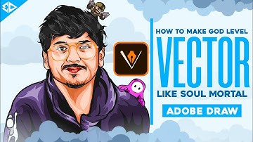 MORTAL VECTOR ART ON ANDROID : E1 // Vector face detailing and eyes detailing tutorial on ADOBE DRAW