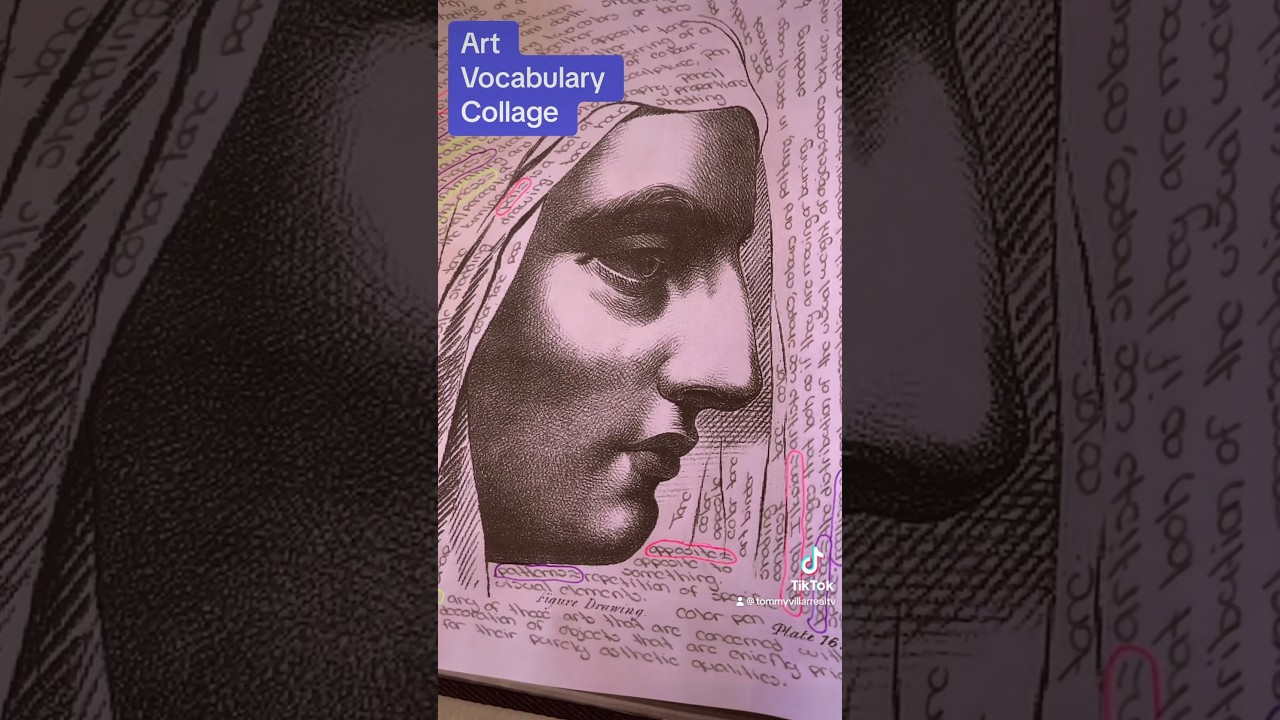 Art Vocabulary Collage YouTube