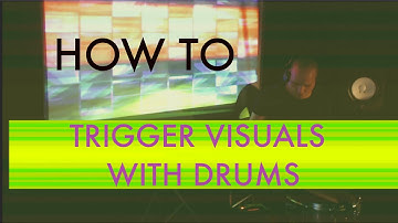 Trigger visuals with drums - Part 1 - SET UP MIDI CONNECTIONS