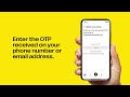 How to reset your password on the western union app