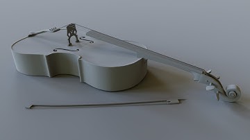 Cello 3D Model Animation