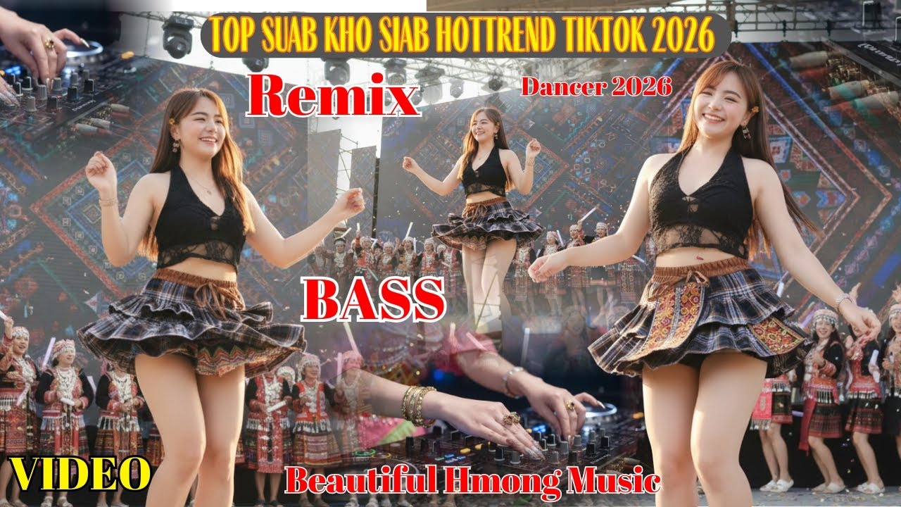 Top Nkauj Hmong Remix Bass Mloog Xyoo Tshiab II 3Hmoob Music #suabkhosiab