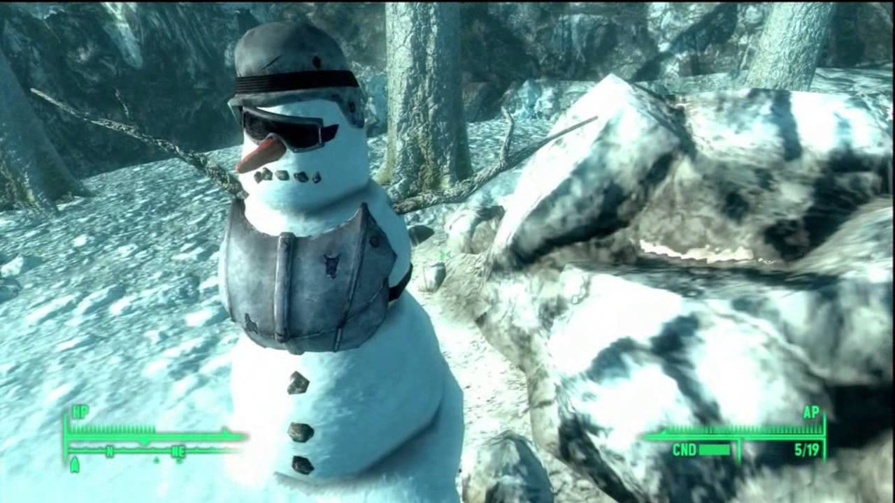 Fallout 3: Operation Anchorage - Snowmen Soldiers - YouTube