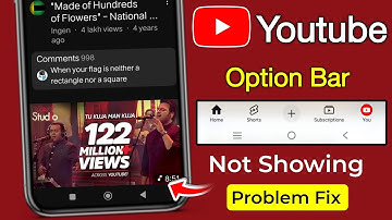 fix youtube navigation bar not showing | youtube navigation bar missing problem solved
