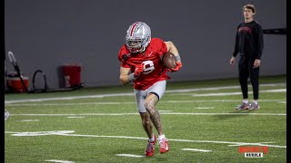 Ohio State Football: Wide Receivers in Action at Spring Practice No. 2