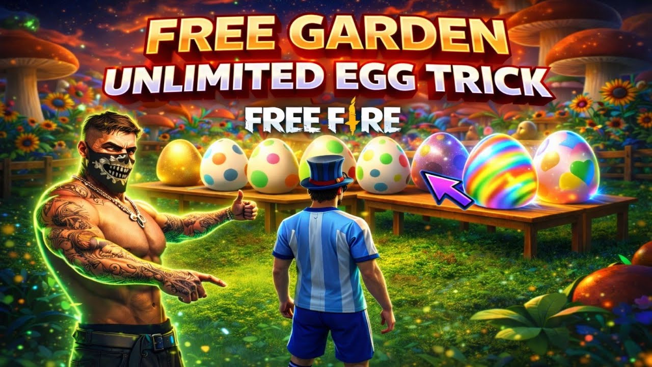  FREE GARDEN🎄FREE FIRE UNLIMITED EGG GLITCH | HOW TO GET UNLIMITED EGGS IN FREE GARDEN 