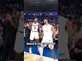 comment below who’s got the best #handshake game 👇 #knicks #nba #basketballshorts
