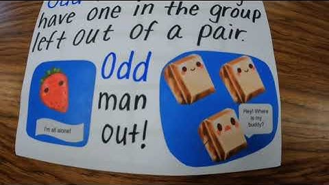 Odd and Even Numbers Paper Slide Video