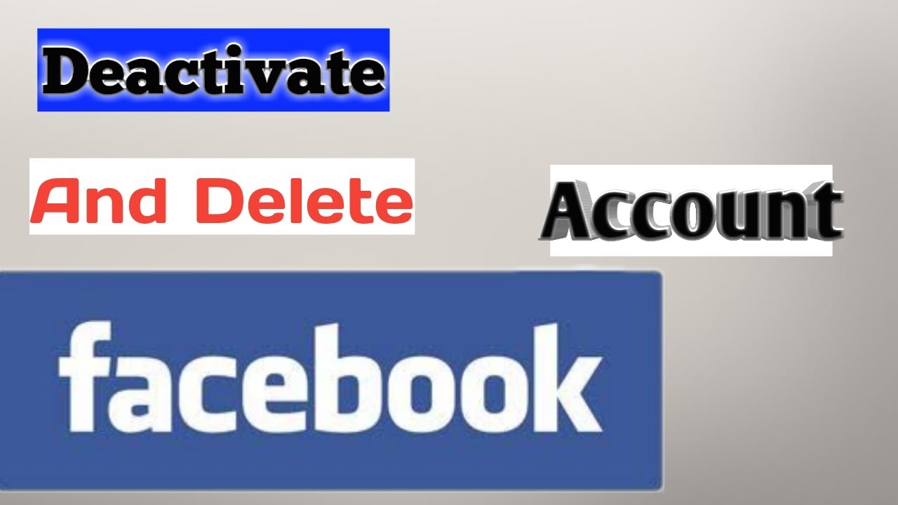 How to delete or Deactivate Facebook account permanently |Technical SK - YouTube