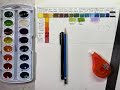 Mixing New Colors with the Prang Oval 16 Palette with Chris Petri - WATERCOLOR IN 5