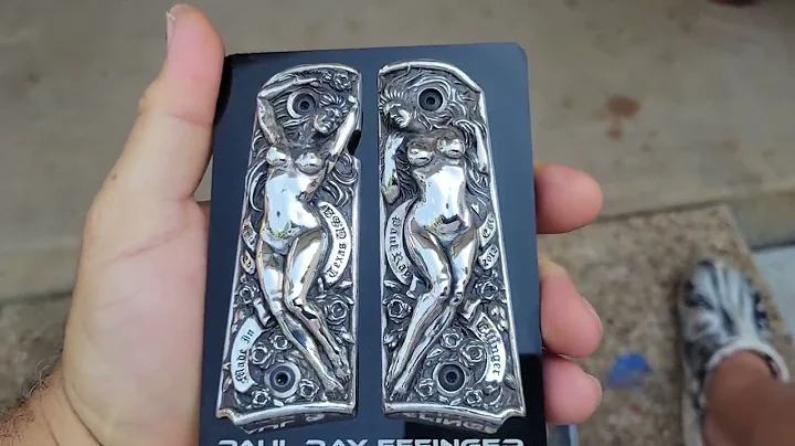 M1911 Grips by Paul Ray Effinger - Premium Silver American Beauty AP #2 Masters