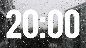 Rainy Day 20 Minute Timer | Classroom Timer | Rain Timer | Rainy Day Countdown | Rain Countdown