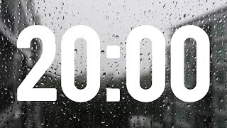 Rainy Day 20 Minute Timer | Classroom Timer | Rain Timer | Rainy Day Countdown | Rain Countdown