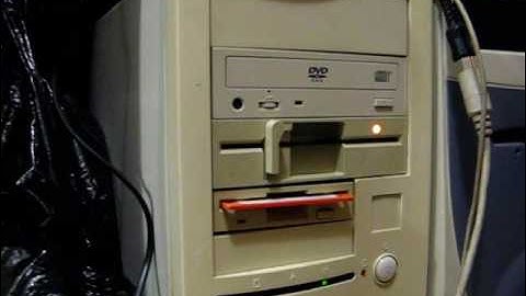 5.25" DS/HD floppy drive operation
